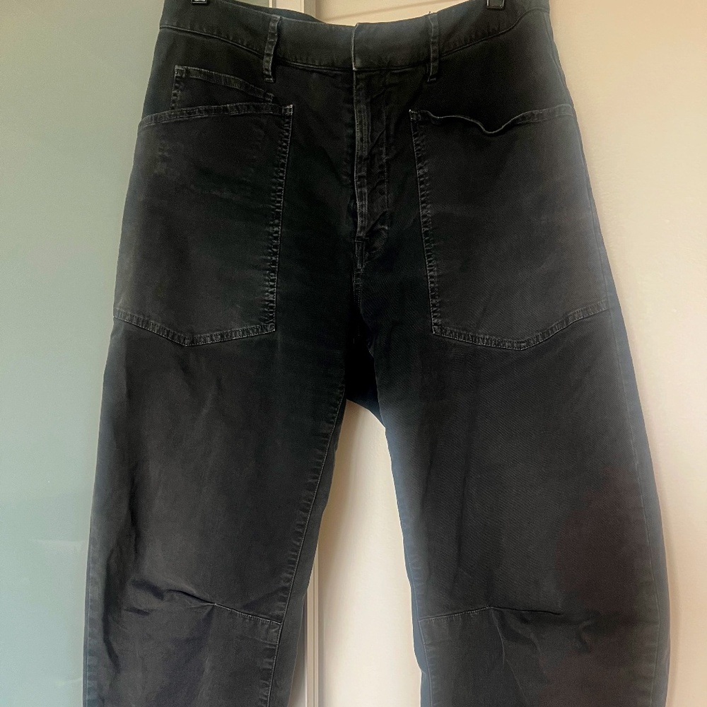 Nili Lotan Shon Pant in Carbon Size 8